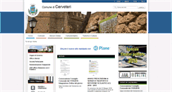 Desktop Screenshot of comune.cerveteri.rm.it